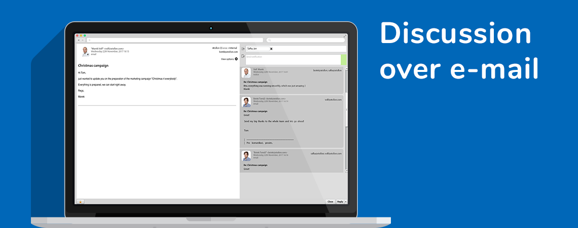 Nově komunikace nad e-maily