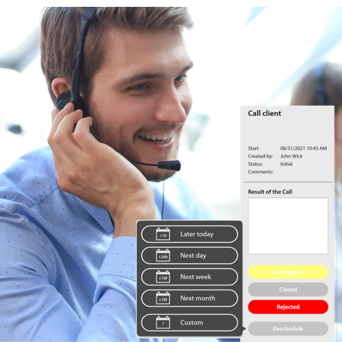 Lead management - call centre