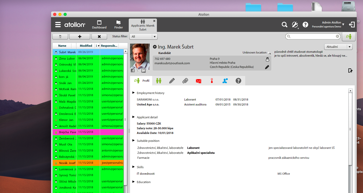 Jedním klikem k nejlepším talentům