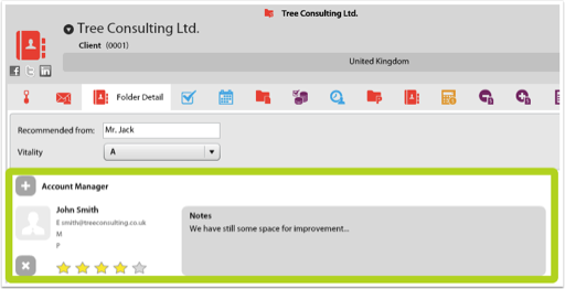 Finder Contact Folder Relations