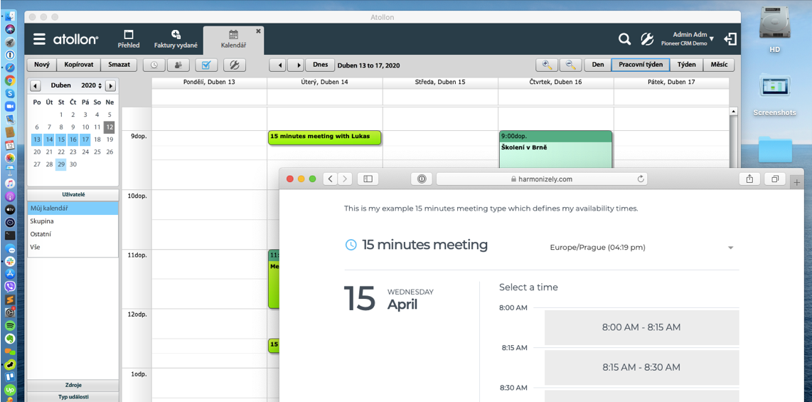 Automatické plánování schůzek a událostí (video)